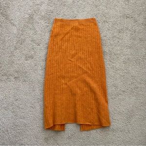 Free People Skyline Cashmere Midi Skirt